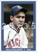 Norm Schlueter - 1938 Chicago White Sox - choose a size & style