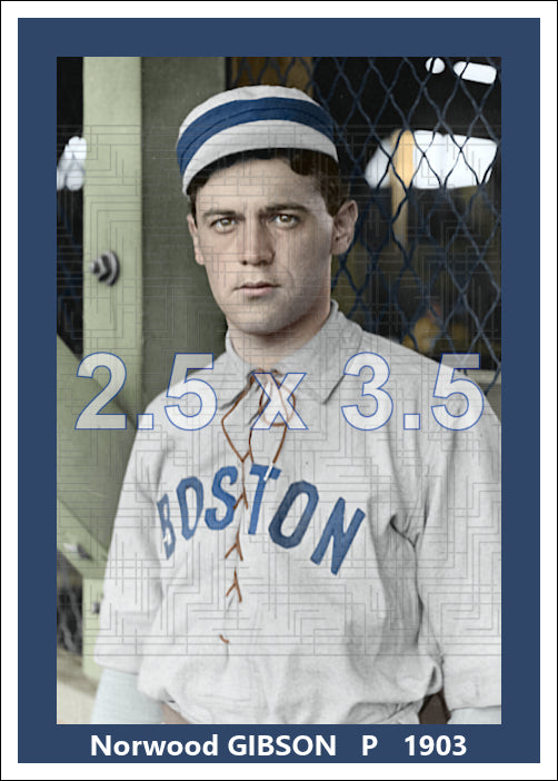 Norwood Gibson - 1903 Boston Americans - choose a size & style
