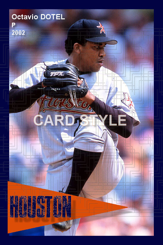Octavio Dotel - 2002 Houston Astros - choose a size & style