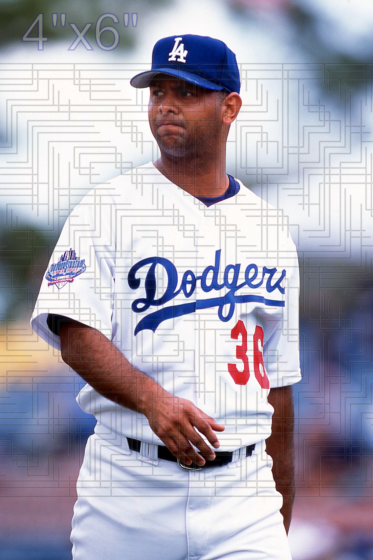 Omar Daal - 2002 Los Angeles Dodgers - choose a size & style