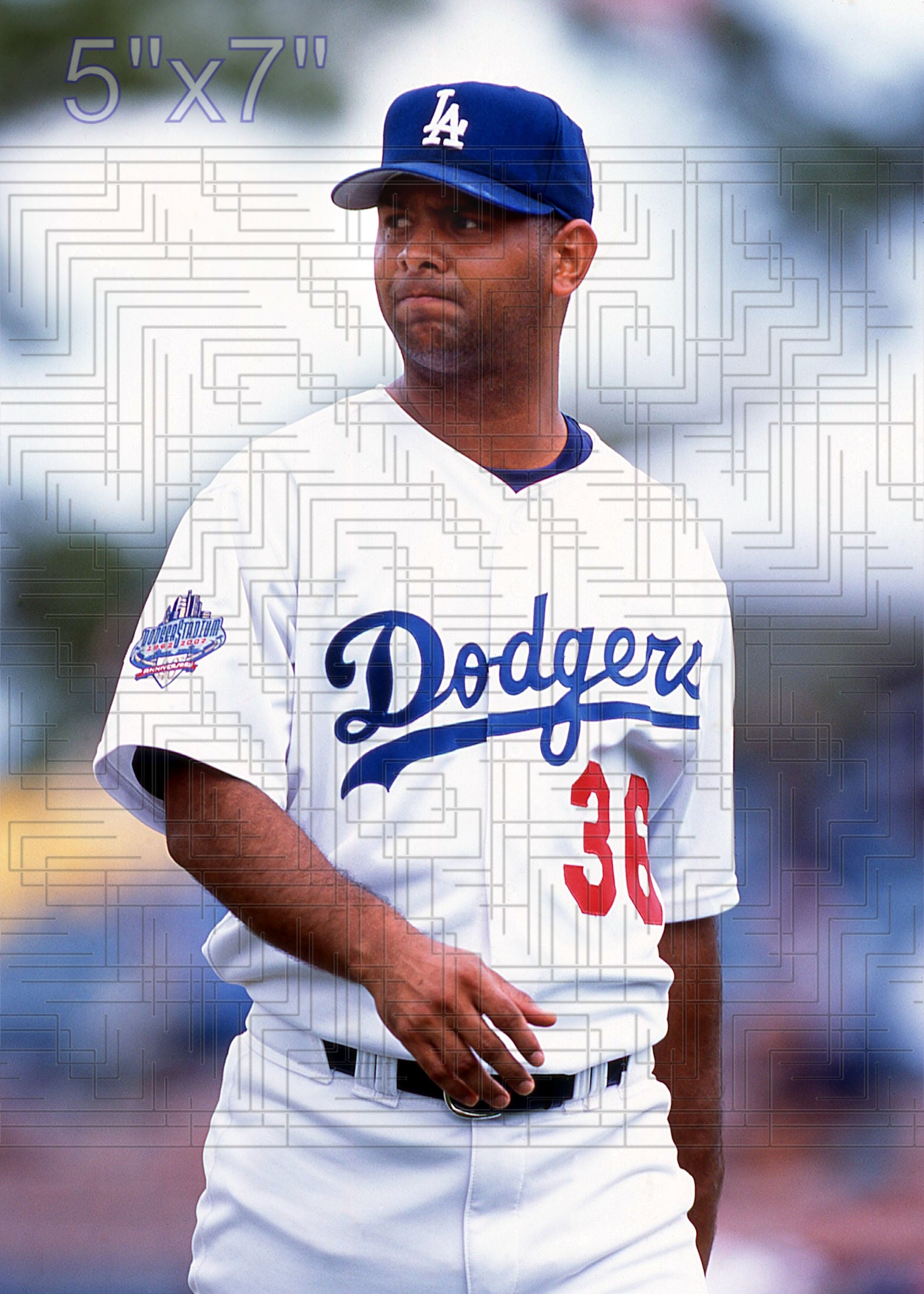 Omar Daal - 2002 Los Angeles Dodgers - choose a size & style