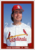 Omar Olivares - 1992 St. Louis Cardinals - choose a size & style