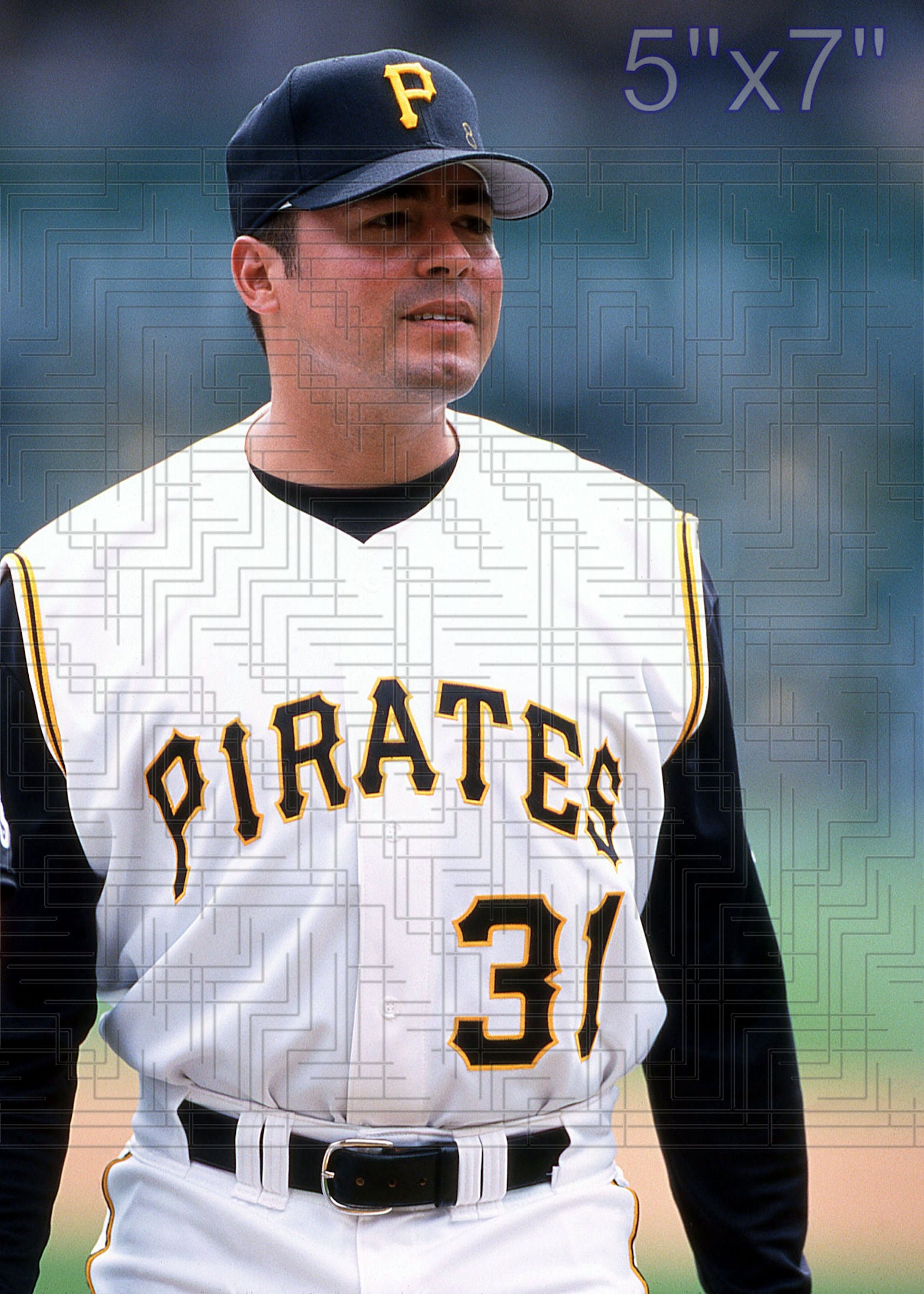 Omar Olivares - 2001 Pittsburgh Pirates - choose a size & style