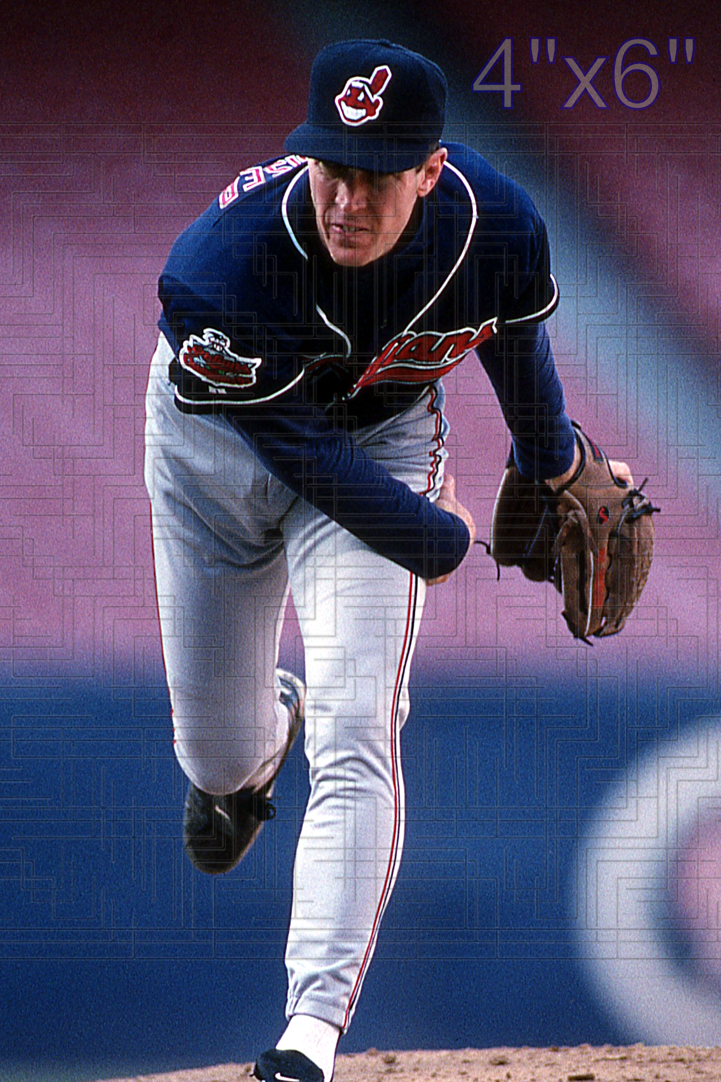 Orel Hershiser - 1996 Cleveland Indians - choose a size & style