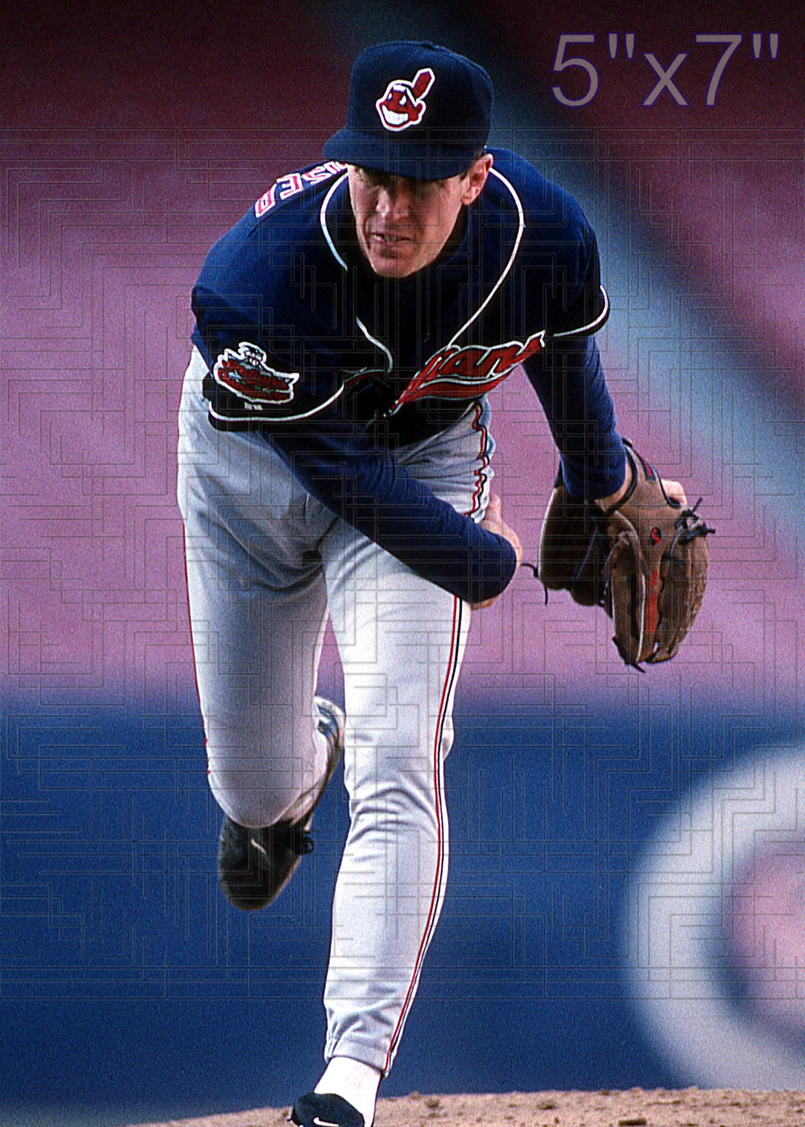 Orel Hershiser - 1996 Cleveland Indians - choose a size & style