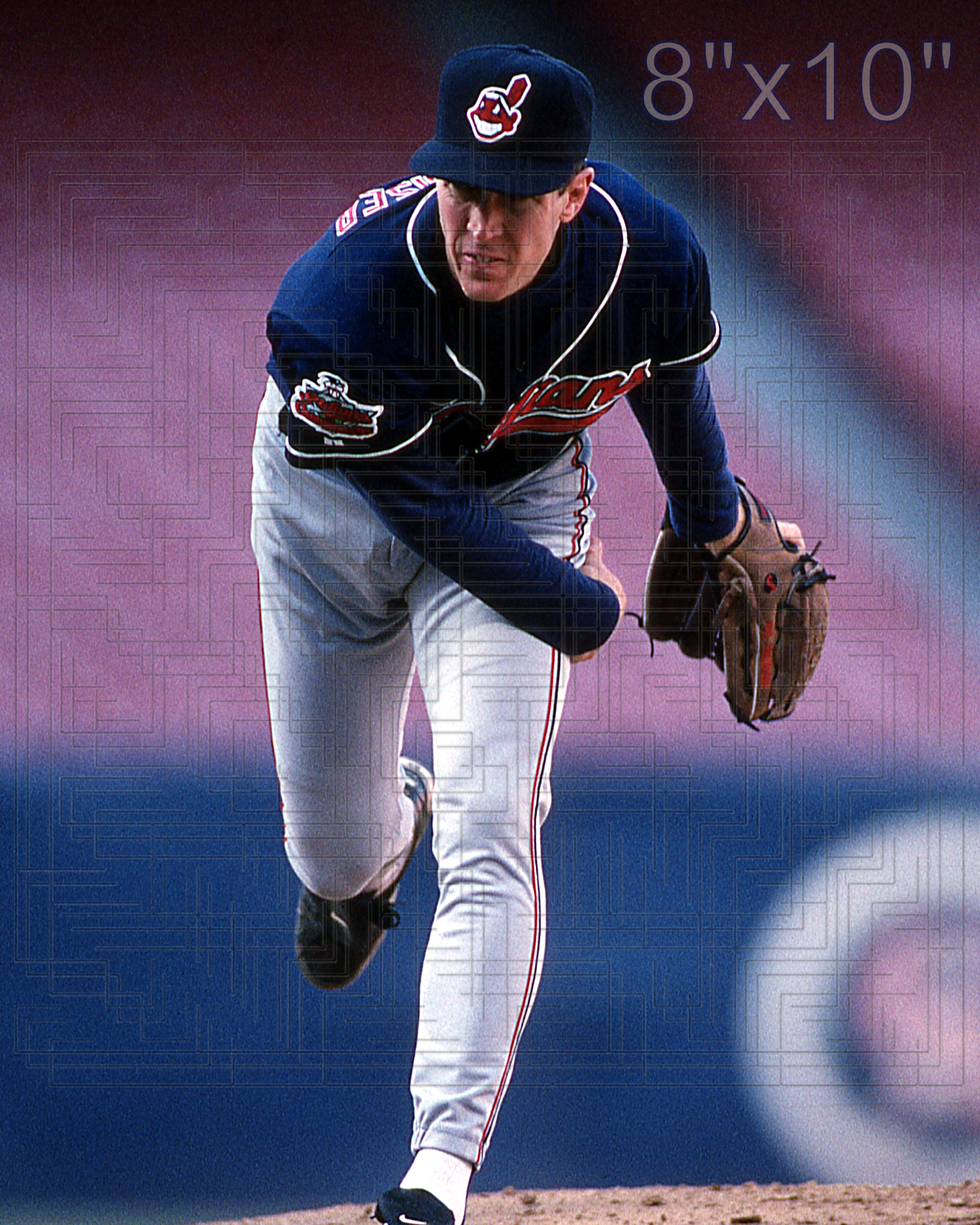 Orel Hershiser - 1996 Cleveland Indians - choose a size & style