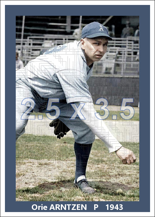 Orie Arntzen - 1943 Philadelphia Athletics - choose a size & style