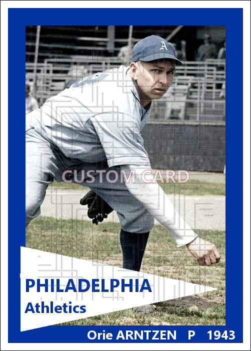 Orie Arntzen - 1943 Philadelphia Athletics - choose a size & style