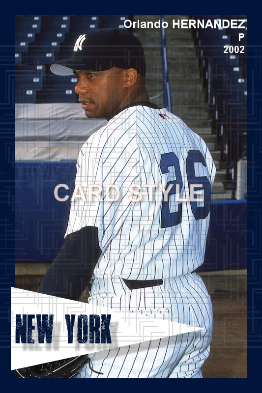 Orlando Hernandez - 2002 New York Yankees - choose a size & style