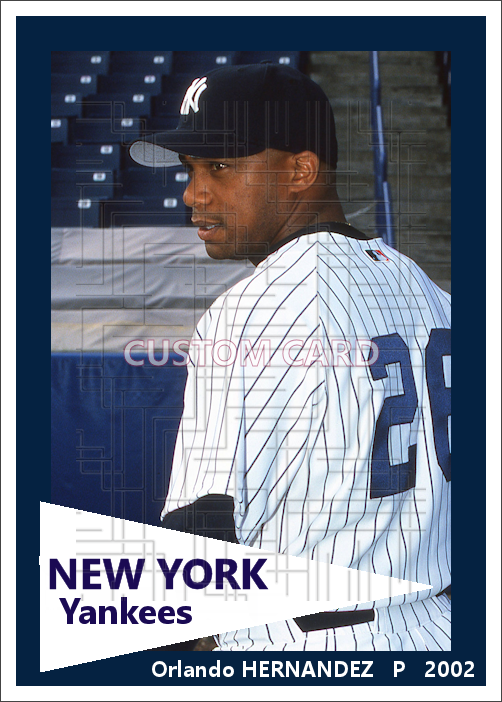 Orlando Hernandez - 2002 New York Yankees - choose a size & style