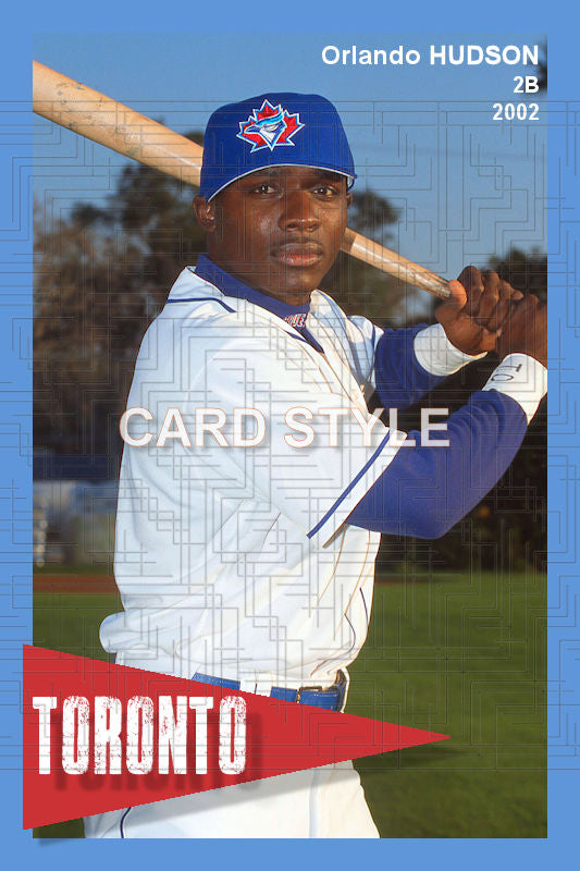 Orlando Hudson - 2002 Toronto Blue Jays - choose a size & style