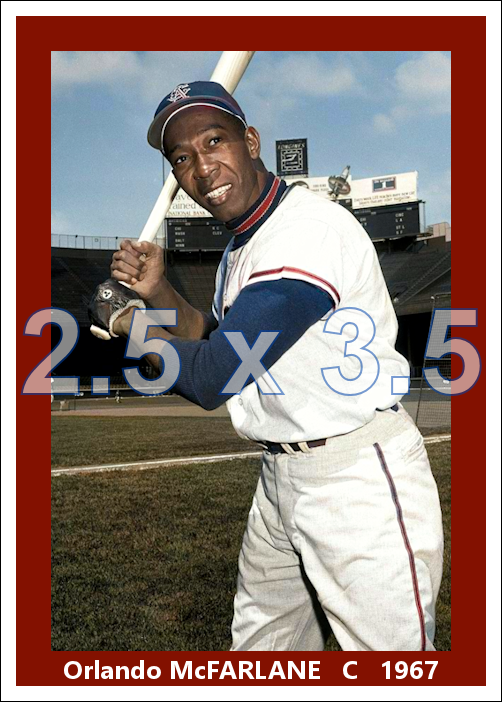 Orlando McFarlane - 1967 California Angels - choose a size & style