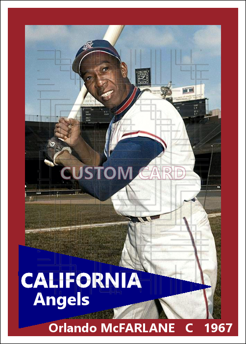 Orlando McFarlane - 1967 California Angels - choose a size & style