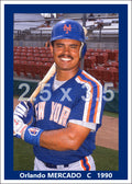 Orlando Mercado - 1990 New York Mets - choose a size & style