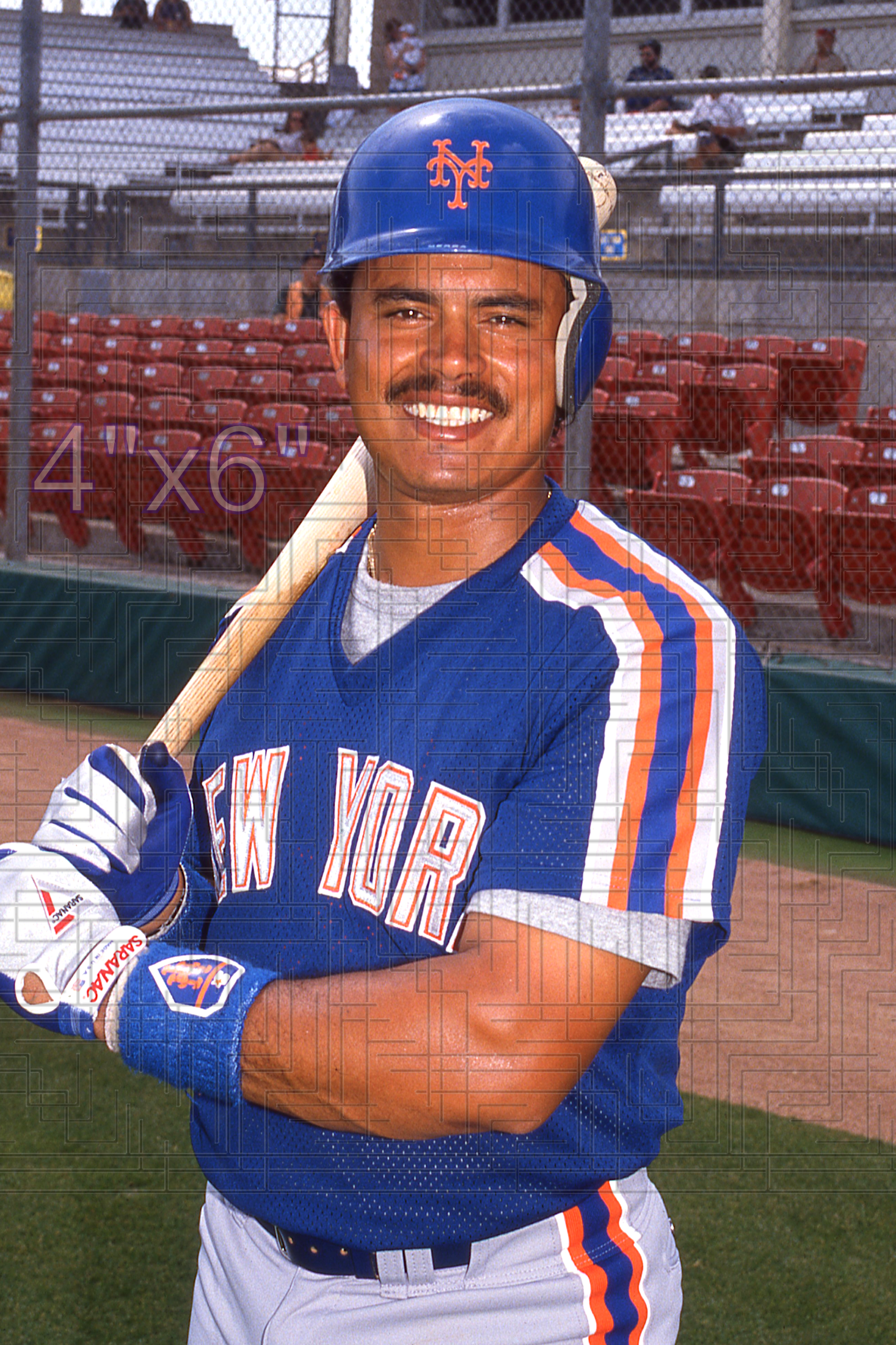 Orlando Mercado - 1990 New York Mets - choose a size & style
