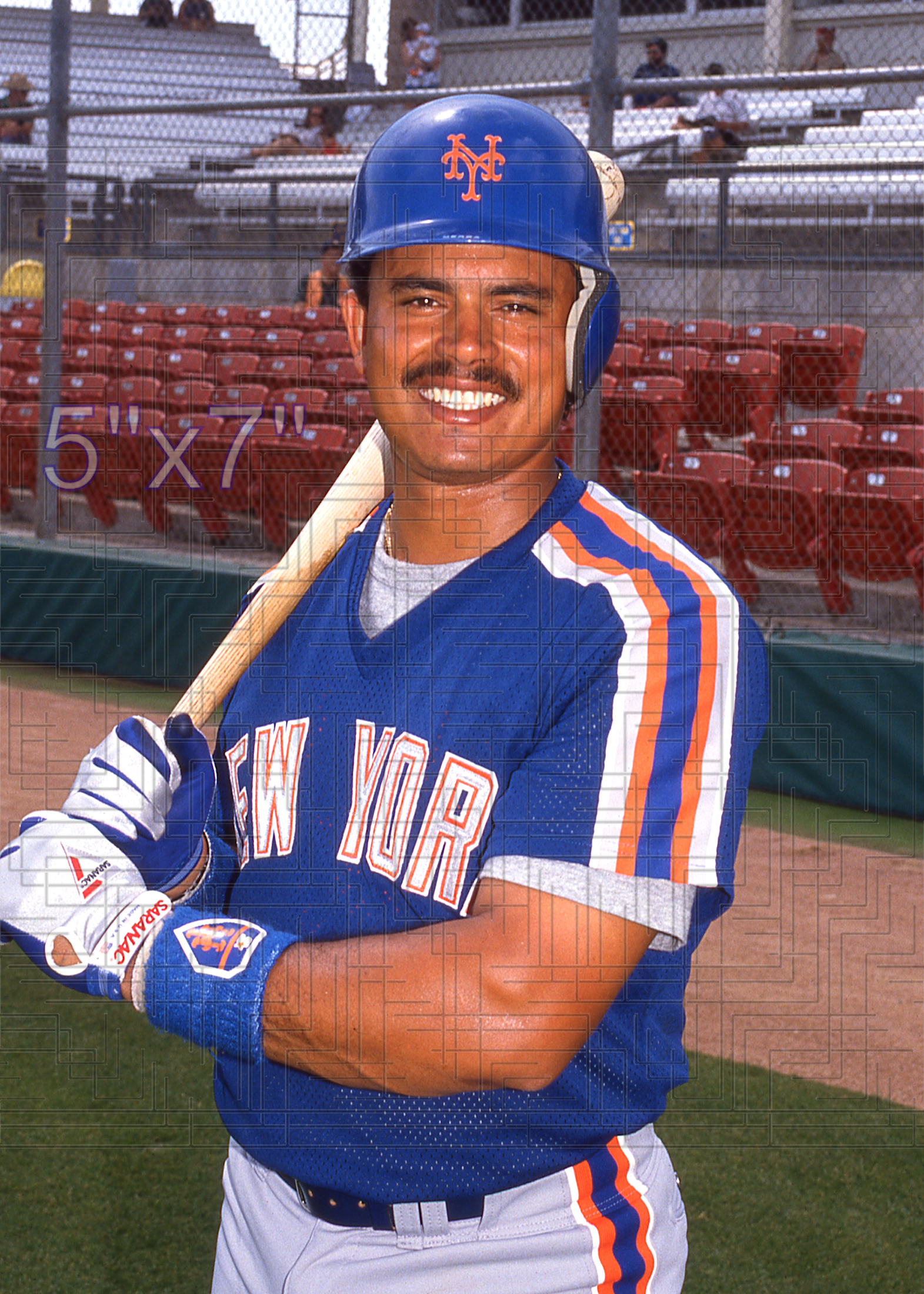 Orlando Mercado - 1990 New York Mets - choose a size & style