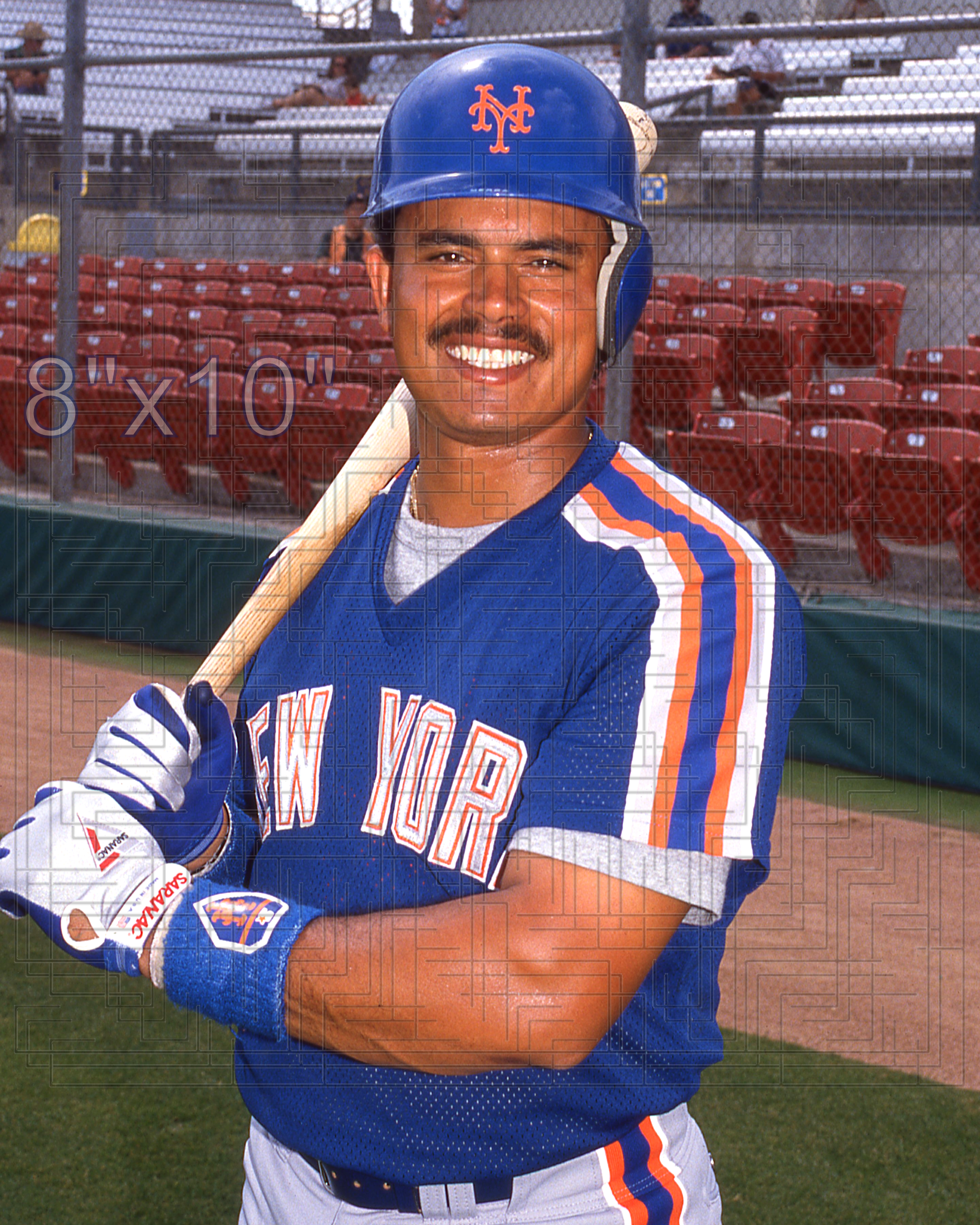 Orlando Mercado - 1990 New York Mets - choose a size & style