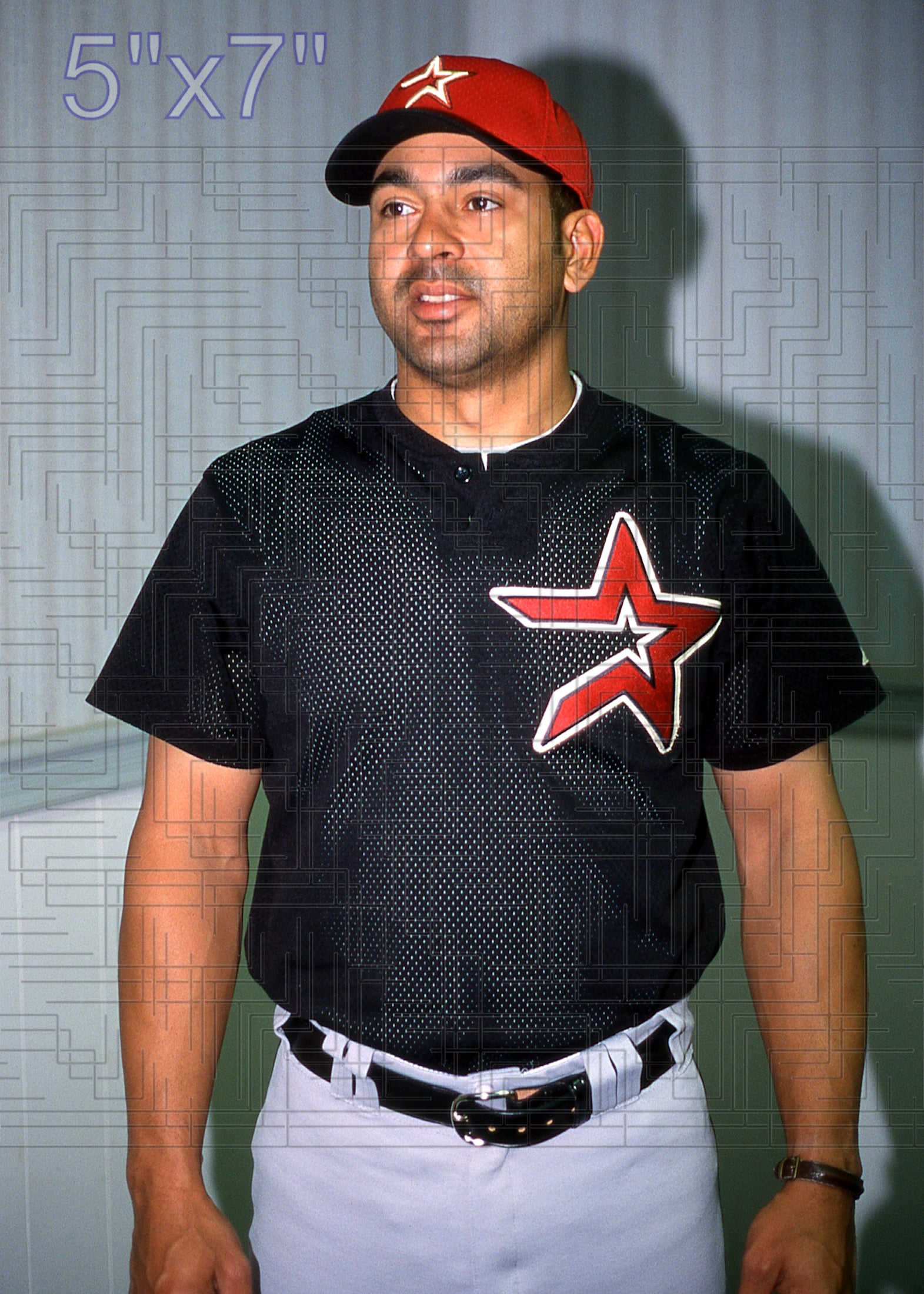 Orlando Merced - 2002 Houston Astros - choose a size & style