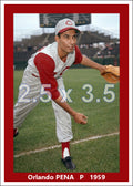 Orlando Pena - 1959 Cincinnati Reds - choose a size & style