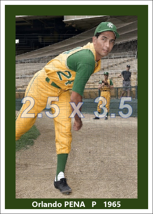 Orlando Pena - 1965 Kansas City Athletics - choose a size & style