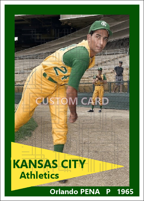 Orlando Pena - 1965 Kansas City Athletics - choose a size & style