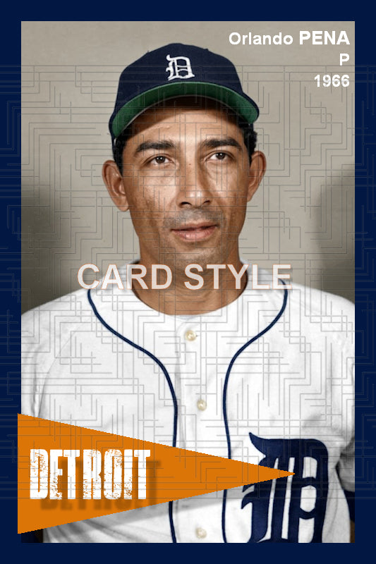 Orlando Pena - 1966 Detroit Tigers - choose a size & style