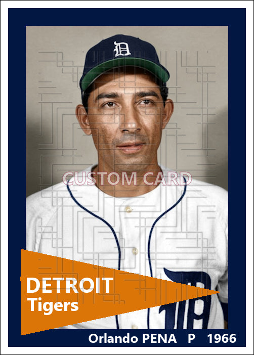 Orlando Pena - 1966 Detroit Tigers - choose a size & style