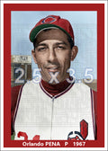 Orlando Pena - 1967 Cleveland Indians - choose a size & style