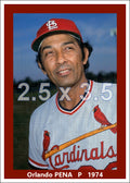 Orlando Pena - 1974 St. Louis Cardinals - choose a size & style