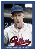 Orville Jorgens - 1935 Philadelphia Phillies - choose a size & style