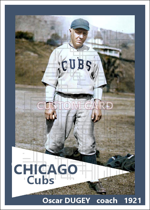 Oscar Dugey - 1921 Chicago Cubs - choose a size & style
