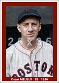 Oscar Melillo - 1936 Boston Red Sox - choose a size & style