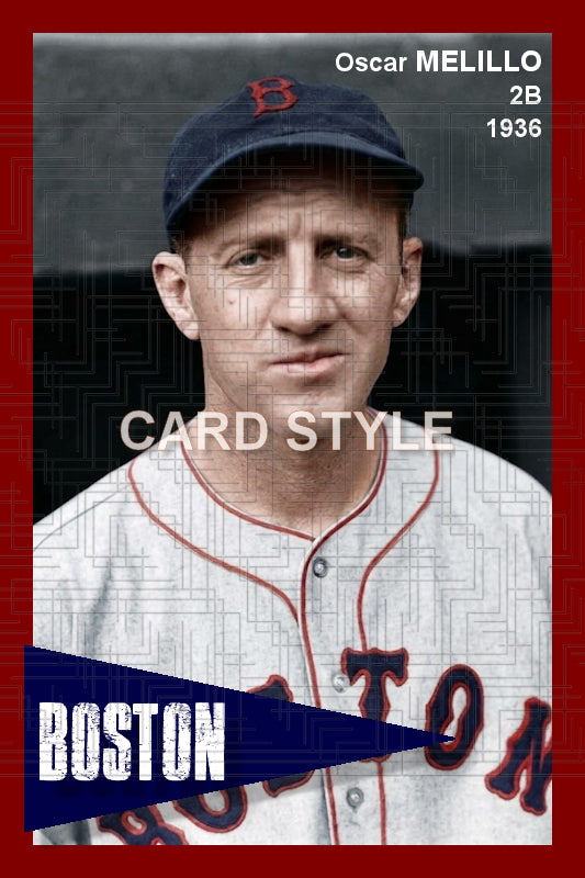 Oscar Melillo - 1936 Boston Red Sox - choose a size & style
