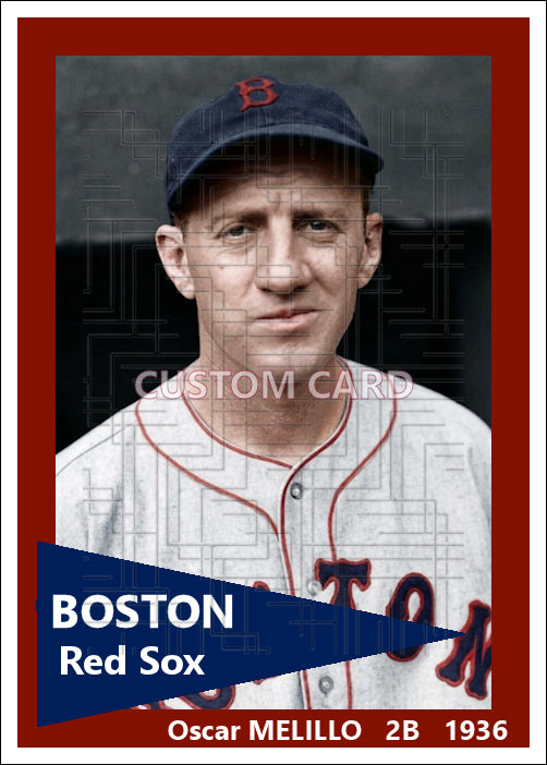 Oscar Melillo - 1936 Boston Red Sox - choose a size & style
