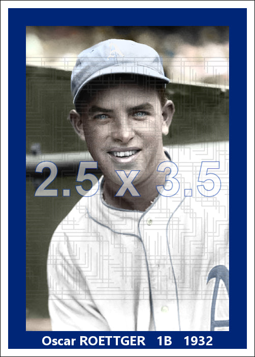 Oscar Roettger - 1932 Philadelphia Athletics - choose a size & style