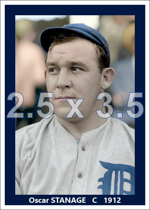 Oscar Stanage - 1912 Detroit Tigers - choose a size & style