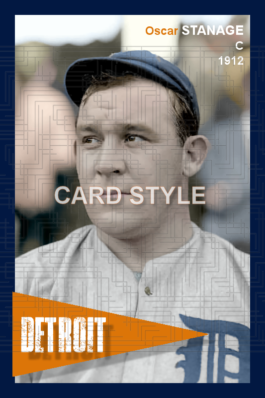 Oscar Stanage - 1912 Detroit Tigers - choose a size & style