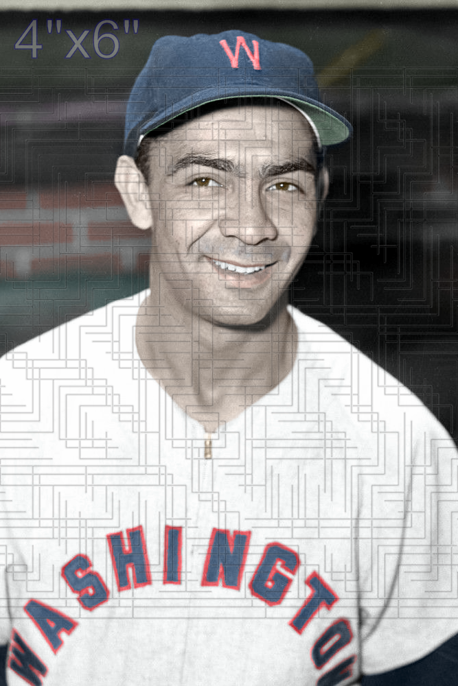 Ossie Alvarez - 1958 Washington Senators - choose a size & style