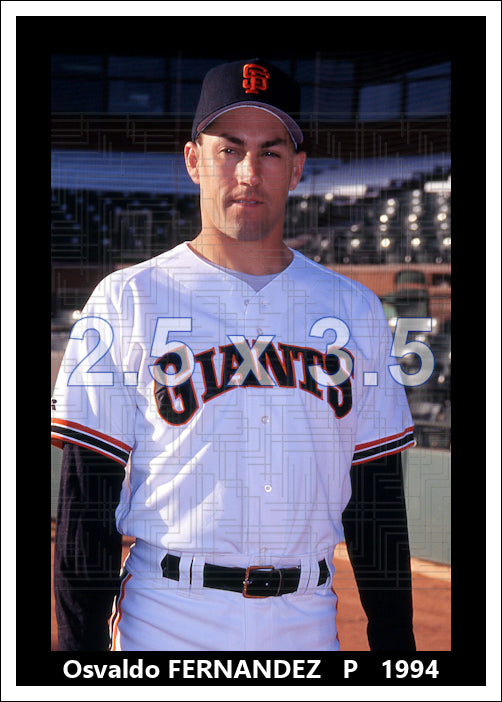 Osvaldo Fernandez - 1994 San Francisco Giants - choose a size & style