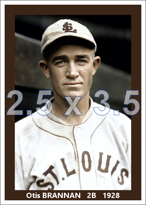 Otis Brannan - 1928 St. Louis Browns - choose a size & style