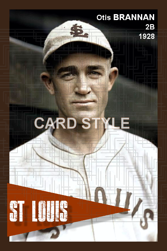Otis Brannan - 1928 St. Louis Browns - choose a size & style