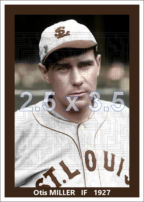 Otis Miller - 1927 St. Louis Browns - choose a size & style