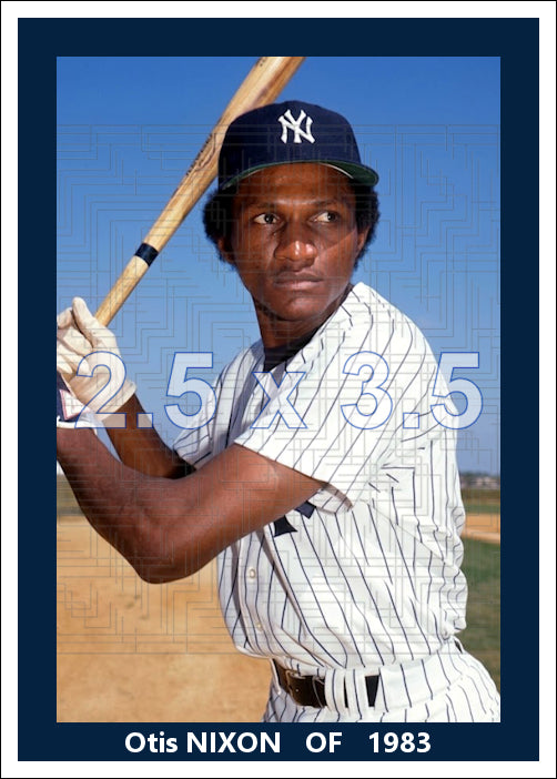 Otis Nixon - 1983 New York Yankees - choose a size & style
