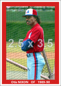 Otis Nixon - 1989-90 Montreal Expos - choose a size & style