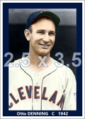 Otto Denning - 1942 Cleveland Indians - choose a size & style