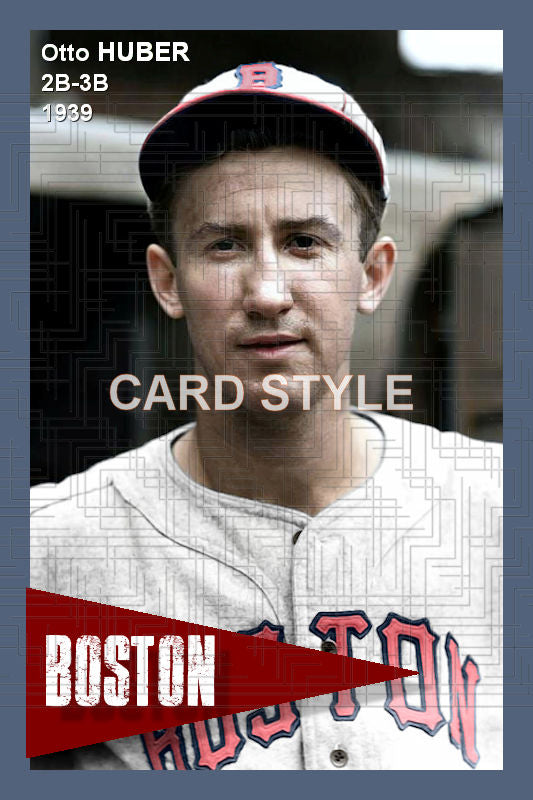 Otto Huber - 1939 Boston Bees - choose a size & style