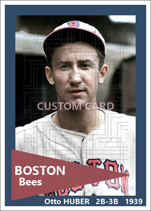 Otto Huber - 1939 Boston Bees - choose a size & style