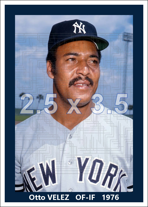 Otto Velez - 1976 New York Yankees - choose a size & style