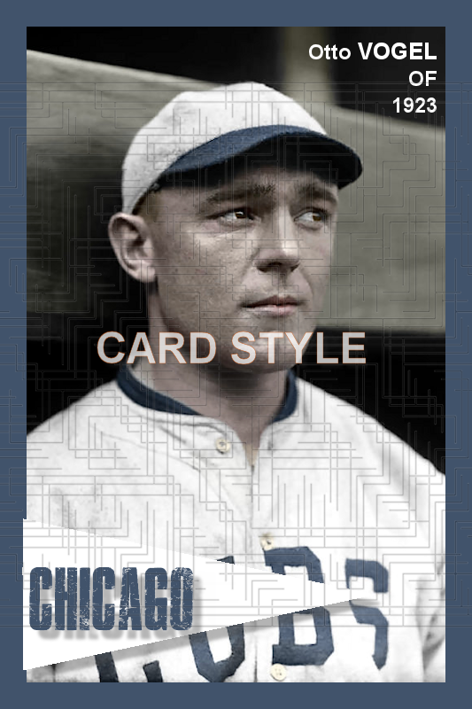 Otto Vogel - 1923 Chicago Cubs - choose a size & style
