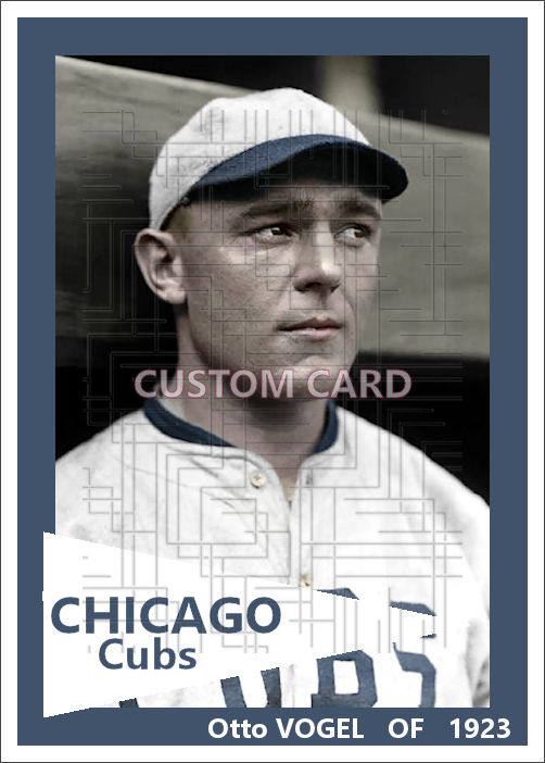 Otto Vogel - 1923 Chicago Cubs - choose a size & style